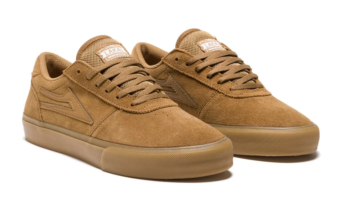 Lakai Manchester Skate Shoe - Walnut - Image 4