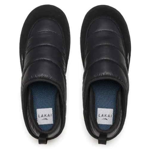 Lakai Owen Slipper - Black/Black - Image 3