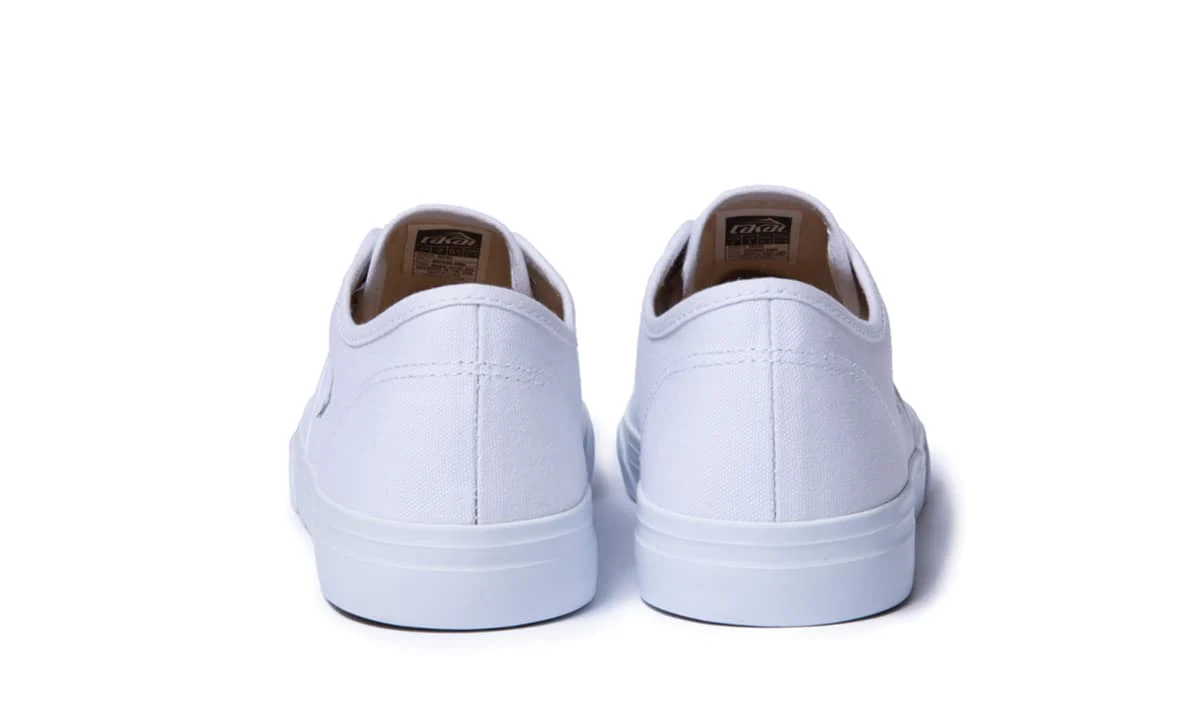 Lakai X Pacifico Oxford White Canvas Shoe - Image 4