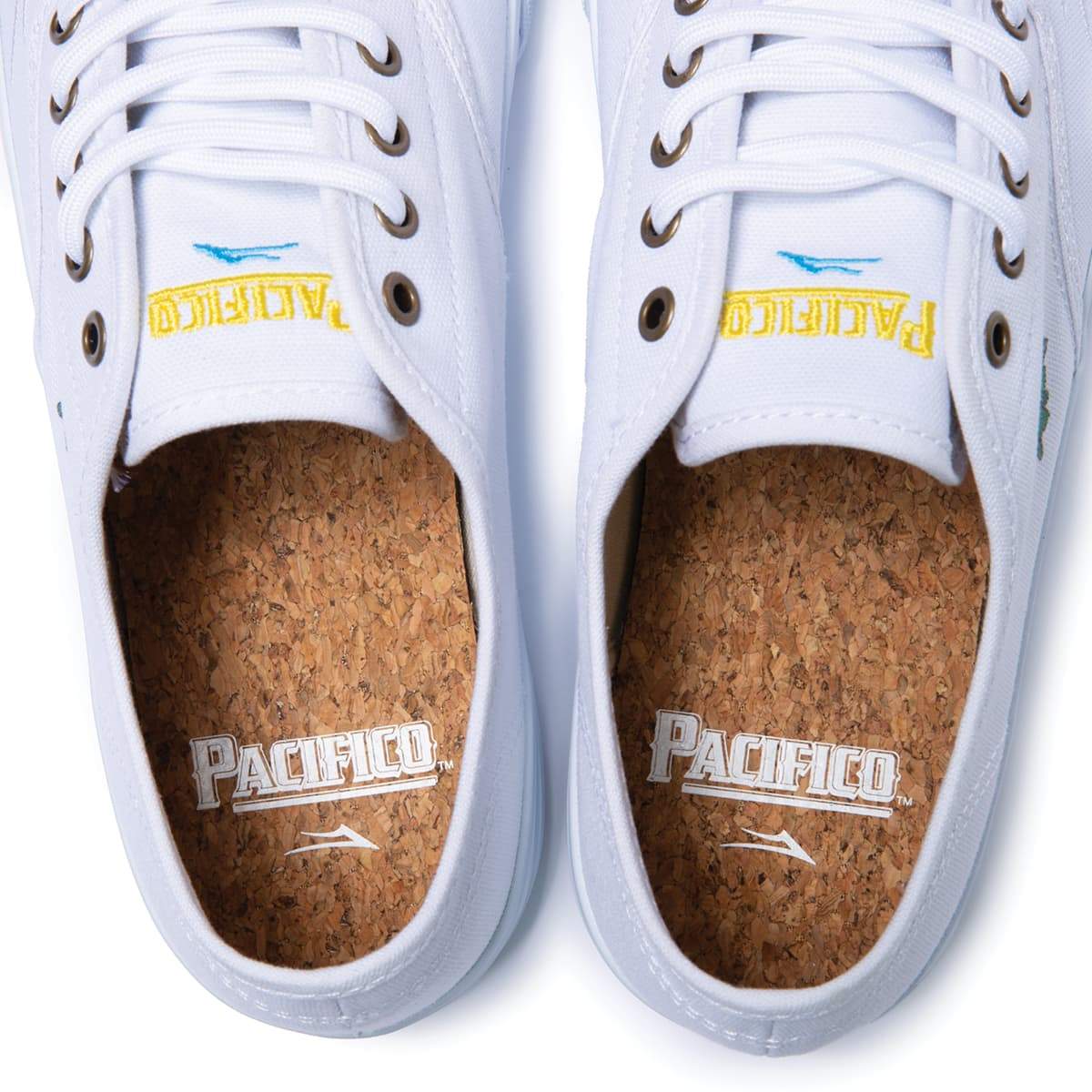 Lakai X Pacifico Oxford White Canvas Shoe - Image 7