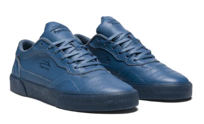Lakai X Paterson Cambridge Leather Skate Shoe - Slate Blue - Image 2