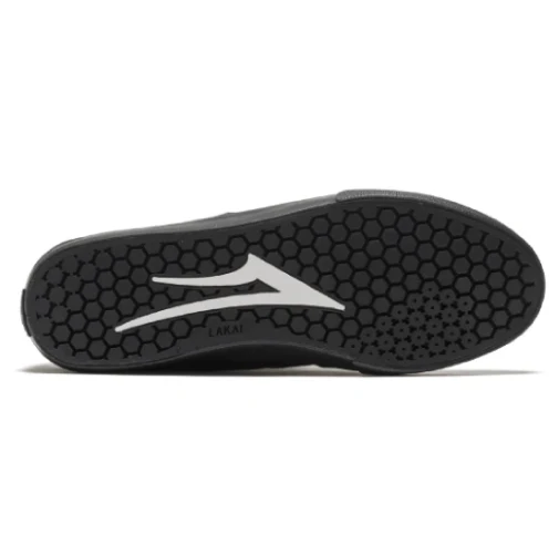 Lakai Riley 3 Skate Shoe - Black/Black - Image 4