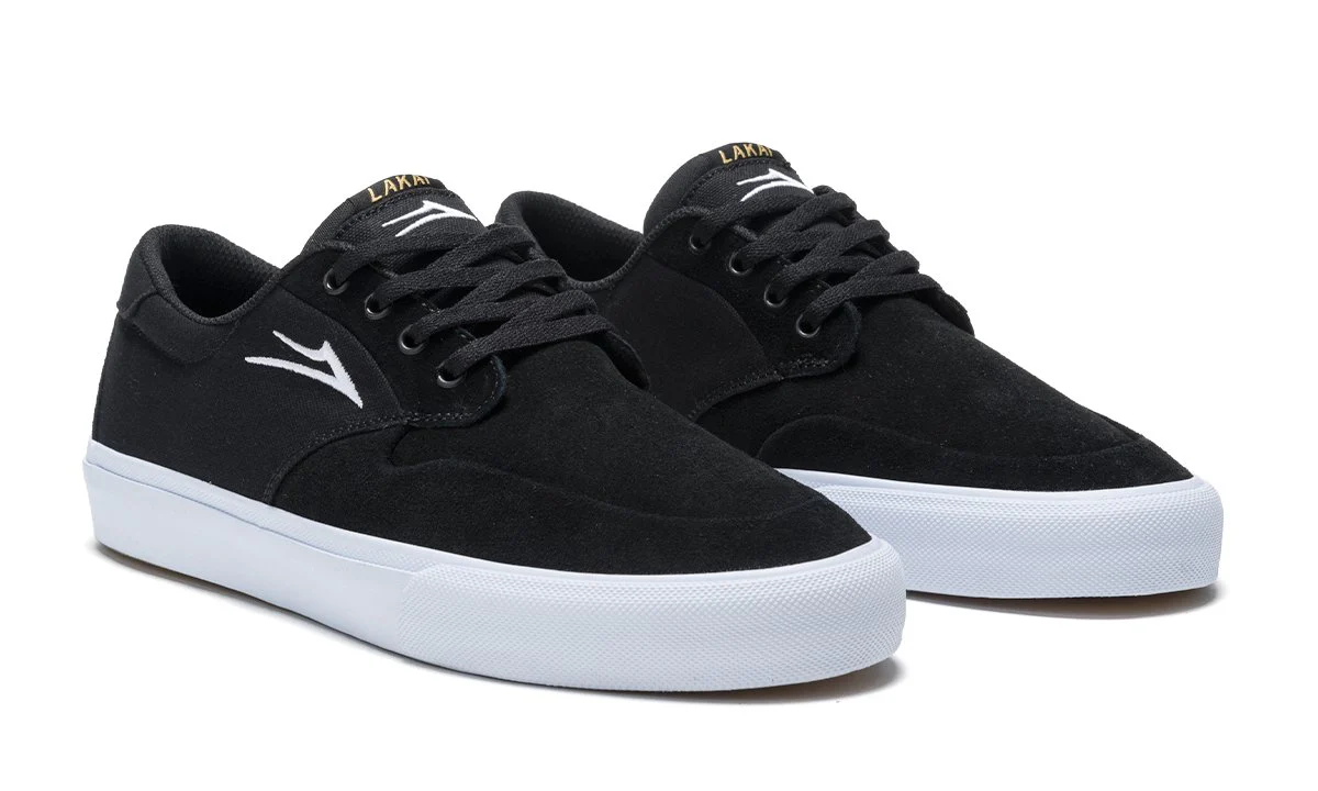Lakai Riley 3 Skate Shoe - Black - Image 2
