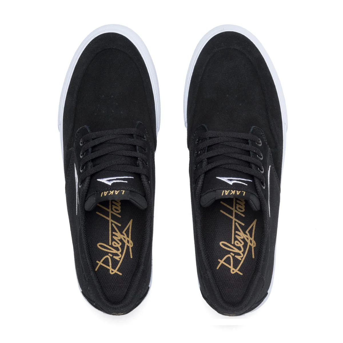 Lakai Riley 3 Skate Shoe - Black - Image 4