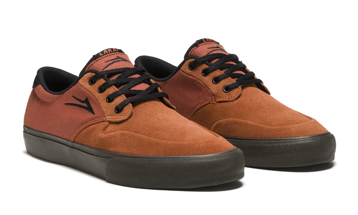 Lakai Riley 3 Skate Shoe - Nutmeg - Image 2