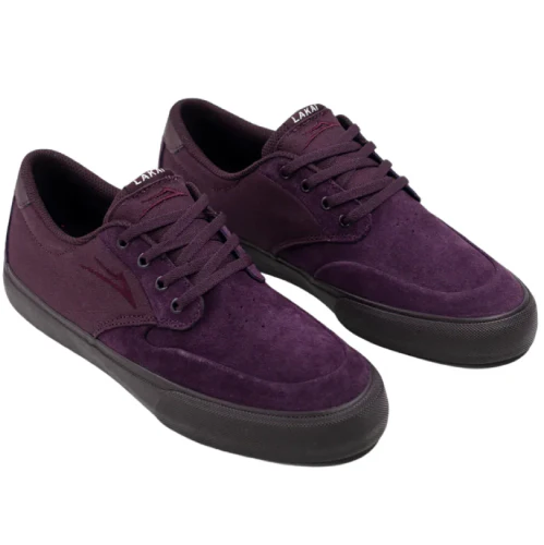 Lakai Riley 3 Skate Shoe - Black Cherry - Image 2