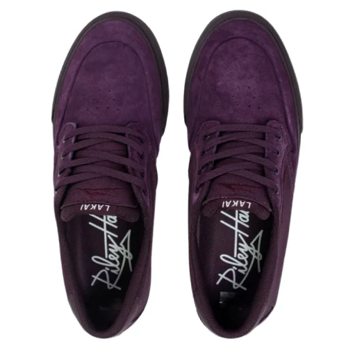 Lakai Riley 3 Skate Shoe - Black Cherry - Image 3