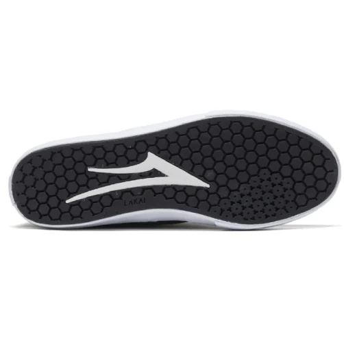 Lakai Riley 3 Skate Shoe - Black/Purple - Image 4