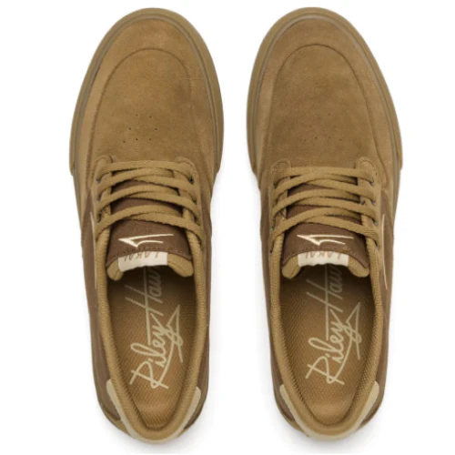 Lakai Riley 3 Skate Shoe - Walnut - Image 3