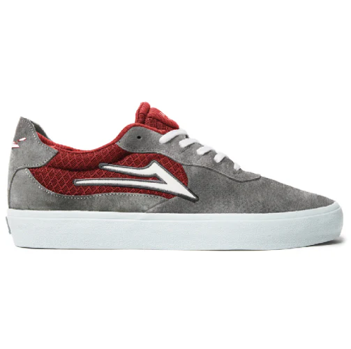 Lakai Skate Shop Day 2023 Essex Skate Shoe - Grey/Burgundy - Image 3