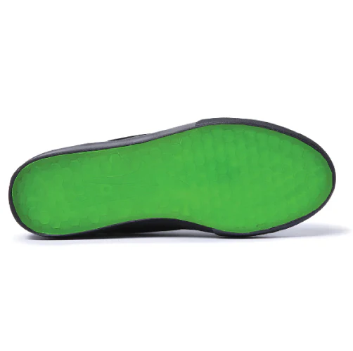 Lakai Staple SMU Skate Shoe - Black/UV Green - Image 10