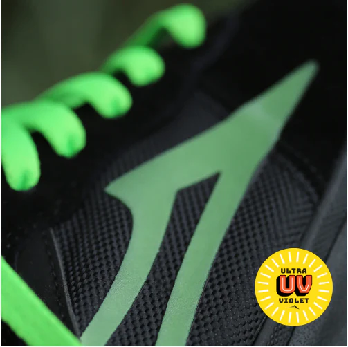 Lakai Staple SMU Skate Shoe - Black/UV Green - Image 6