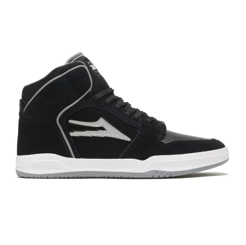 Lakai Telford Skate Shoe - Black Reflective