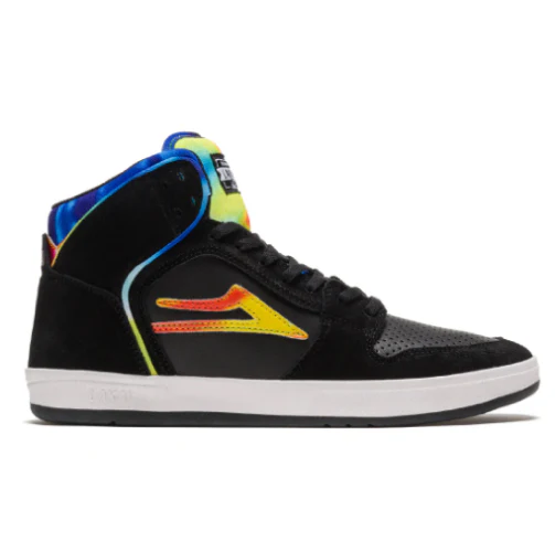 Lakai Telford Skate Shoe - Black Tie Dye