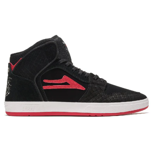 Lakai X Doomsayers Telford Skate Shoe - Black/Red