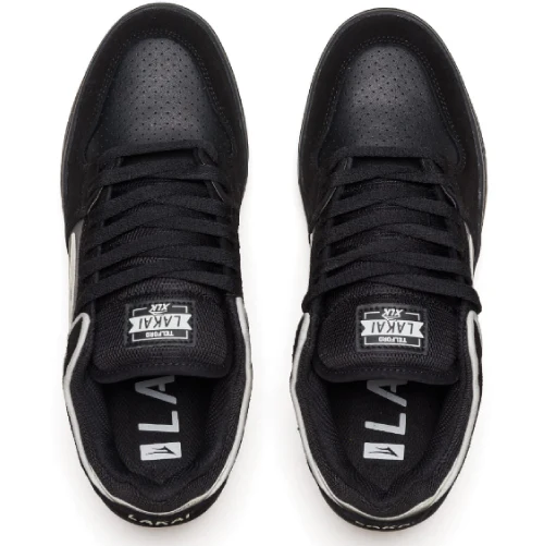 Lakai Telford Low Skate Shoe - Black/Glow in the Dark - Image 4