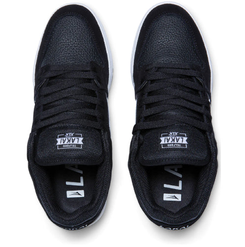 Lakai Telford Low Skate Shoe - Black Suede - Image 6