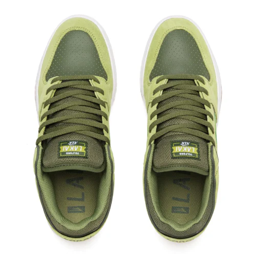Lakai Telford Low Skate Shoe - Green/Green - Image 3