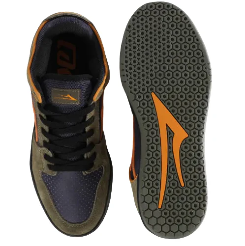 Lakai Telford Low Skate Shoe - Ivy Graystone Orange - Image 6