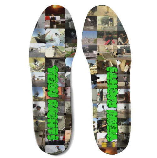 Lakai Telford Low SMU Skate Shoe - Black/White/Green - Image 7