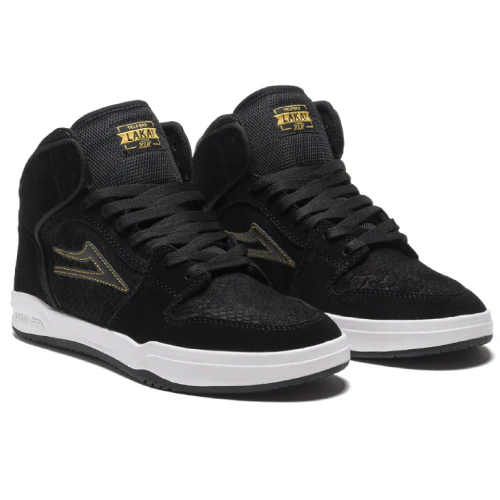 Lakai Telford Skate Shoe - Black Snake - Image 2