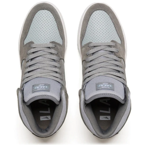 Lakai Telford Skate Shoe - Grey/Light Grey - Image 3