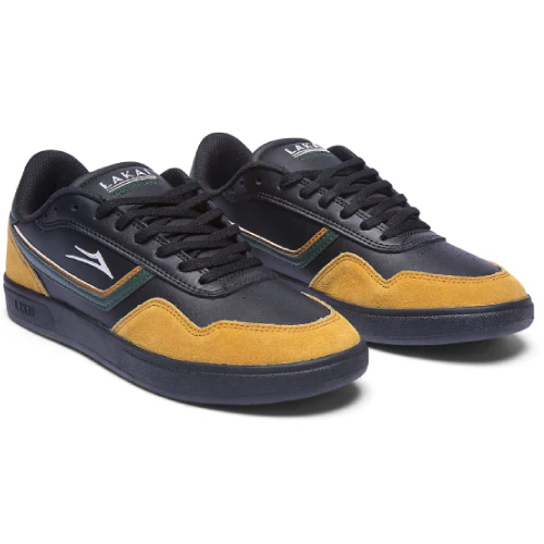 Lakai Terrace Skate Shoe - Black/Walnut Suede - Image 2