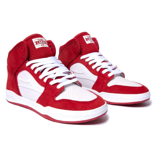 Lakai Telford SMU Skate Shoe - Red/White/UV - Image 3