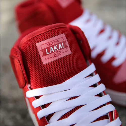 Lakai Telford SMU Skate Shoe - Red/White/UV - Image 8