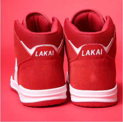 Lakai Telford SMU Skate Shoe - Red/White/UV - Image 9