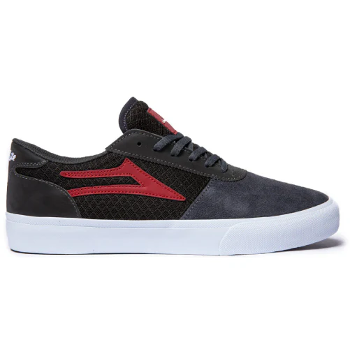Lakai X Chocolate Manchester Skate Shoe - Grey Reflective