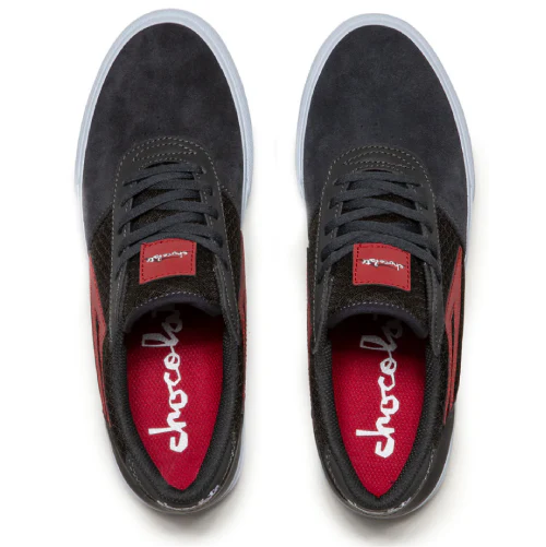Lakai X Chocolate Manchester Skate Shoe - Grey Reflective - Image 4