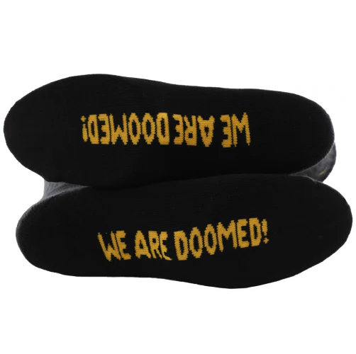 Lakai X Doomsayers Crew Socks Black - Image 3