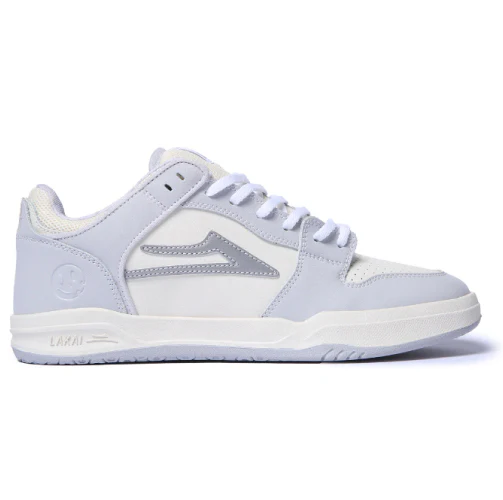 Lakai X Erased Telford Low SMU Skate Shoe - Light Grey Leather