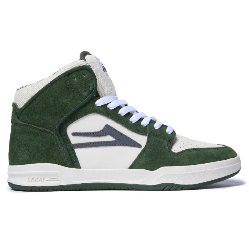 Lakai X Erased Telford Skate Shoe - Green/Cream