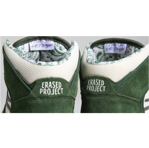 Lakai X Erased Telford Skate Shoe - Green/Cream - Image 3