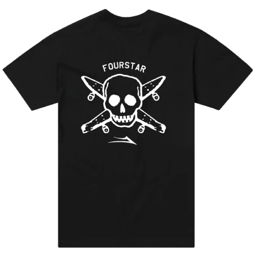Lakai X Fourstar Street Pirate Tee - Black