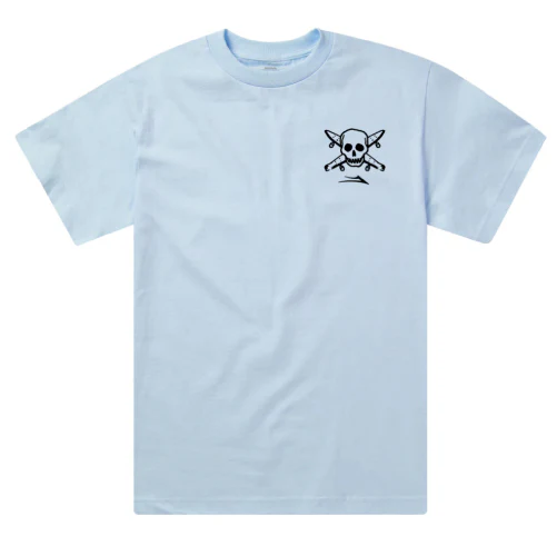 Lakai X Fourstar Street Pirate Tee - Light Blue - Image 2