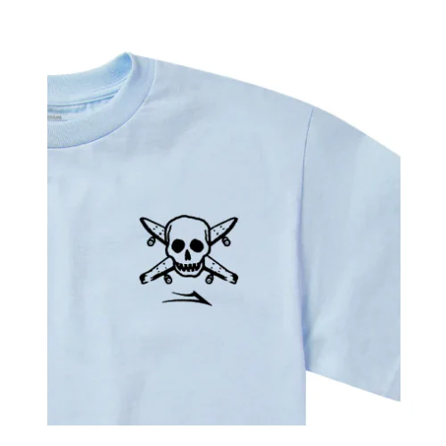 Lakai X Fourstar Street Pirate Tee - Light Blue - Image 3
