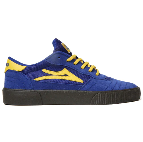 Lakai X Pacifico Cambridge SMU Skate Shoe - Blue/Yellow