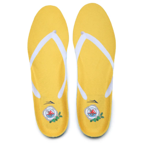 Lakai X Pacifico Cambridge SMU Skate Shoe - Blue/Yellow - Image 6