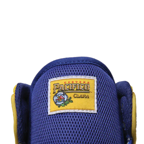 Lakai X Pacifico Telford SMU Skate Shoe - Blue/Yellow - Image 5