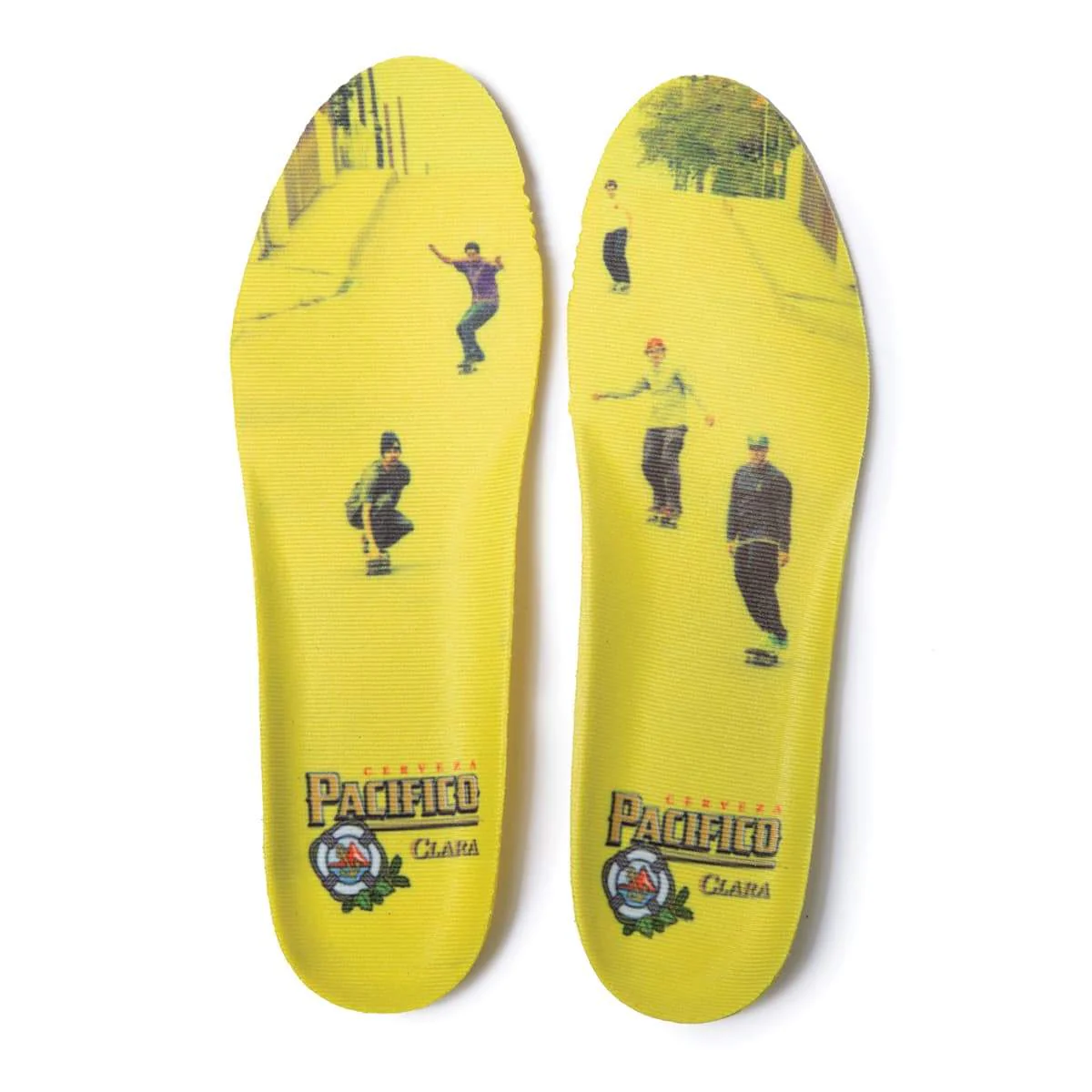 Lakai X Pacifico Telford Yellow, Cyan Suede Skate Shoe - Image 7