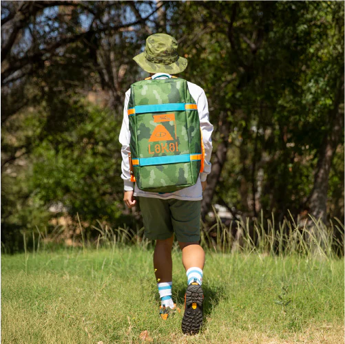 Lakai X Poler Elevated Duffle Backpack - Camo Multi - Image 3