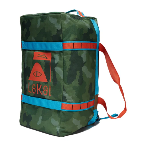Lakai X Poler Elevated Duffle Backpack - Camo Multi - Image 8