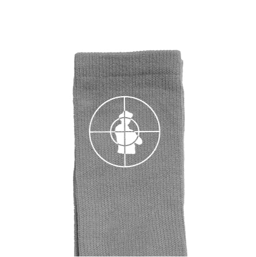 Lakai X Public Enemy Crew Socks - Smoke/Black - Image 2
