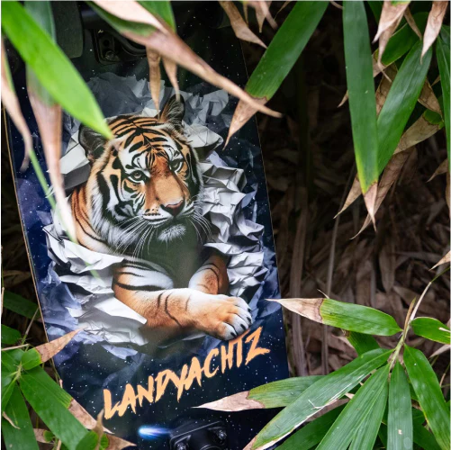 Landyachtz Tugboat Space Tiger Complete 30" - Image 12