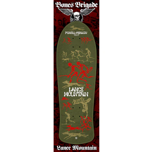 LIMITED Powell Peralta Bones Brigade Series 13 LANCE MOUNTAIN Future Primitive Green Deck - Image 3