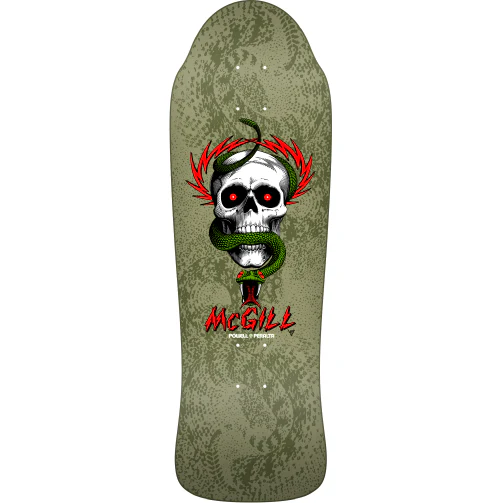 LIMITED Powell Peralta Bones Brigade Series 13 MIKE MCGILL Skull & Snake Green Deck