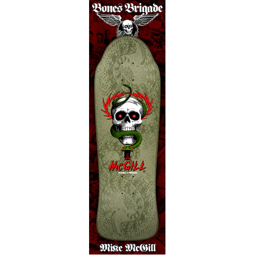 LIMITED Powell Peralta Bones Brigade Series 13 MIKE MCGILL Skull & Snake Green Deck - Image 4